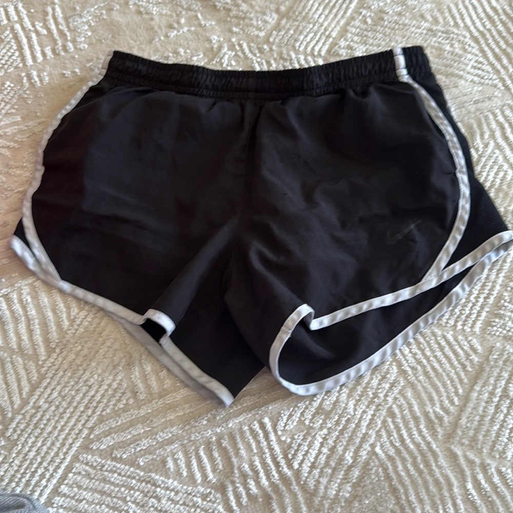 Nike Black and White Athletic Shorts